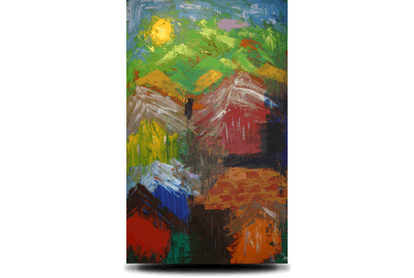 El Pueblito, 30×48″