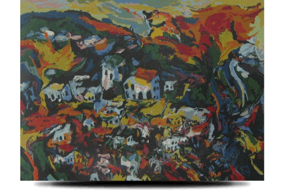 Contra Viento y Marea, 24×31″